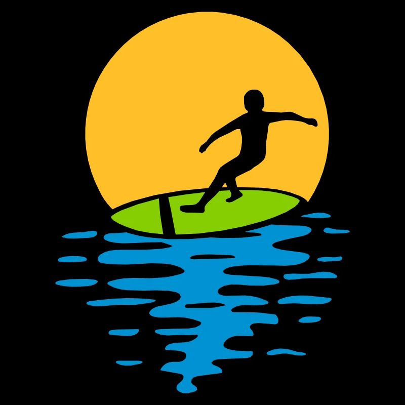 Abend Sonne Surfer