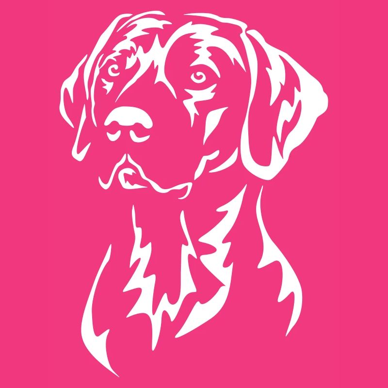 Rhodesian Ridgeback Head "Black Edition"