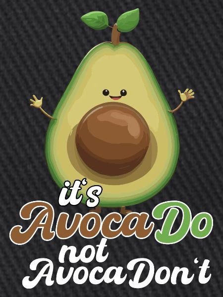 Avocado witzig positiv Optimismus Geschenk