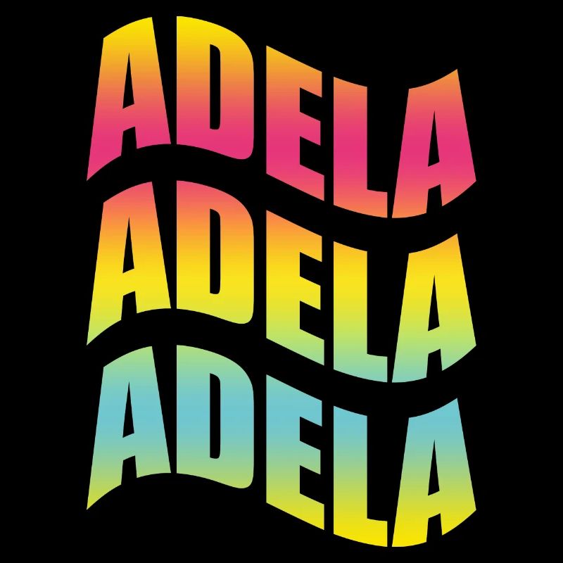Adela wave effect t-shirt wave effect t-shirt