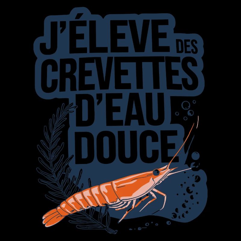 J'élève des crevettes d'eau douce