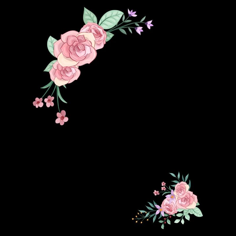 Buchstabe i Blumen