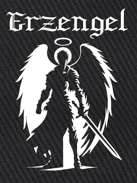Erzengel Silhouette Design – Himmlische Kraft