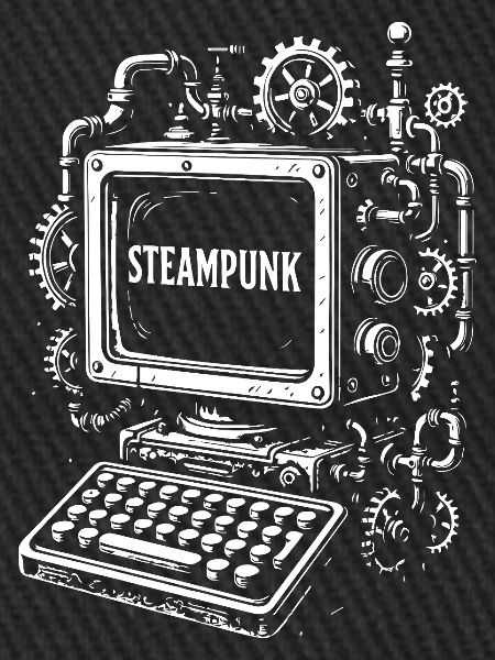 Steampunk Computer Getriebe