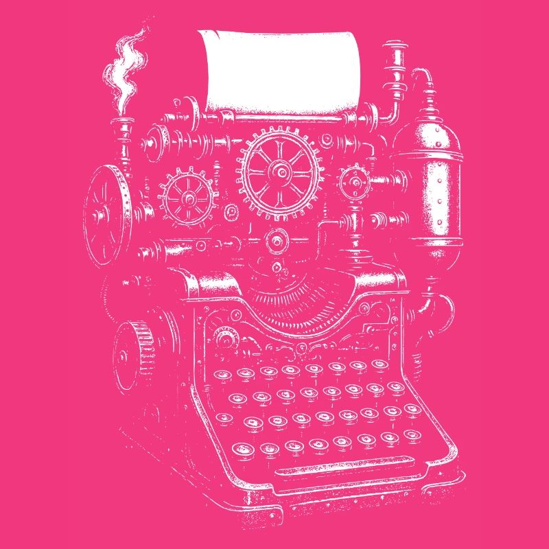 Steampunk Typewriter Gears