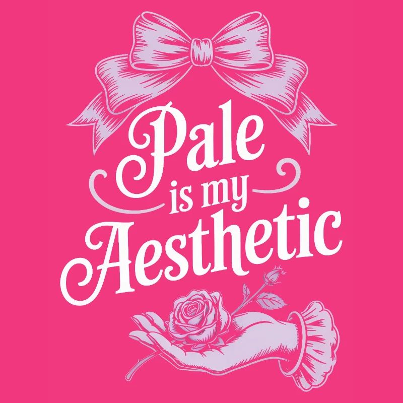 Pale Aesthetic Script with Bow