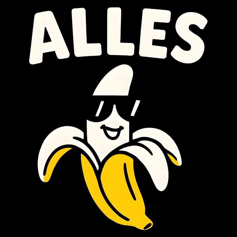 Lustiger Spruch Witzig Alles Banane Geschenkidee