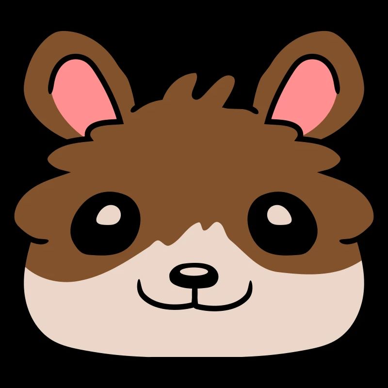 Hamster Gesicht Comic Geschenkidee
