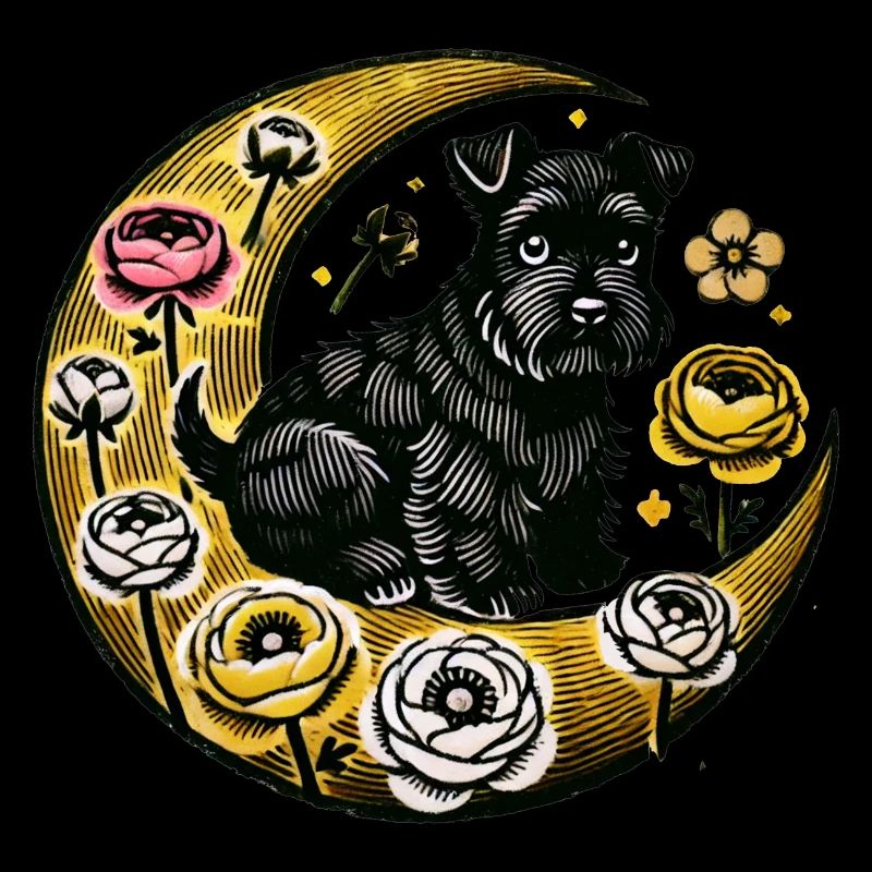 Schwarzer Scottish Terrier