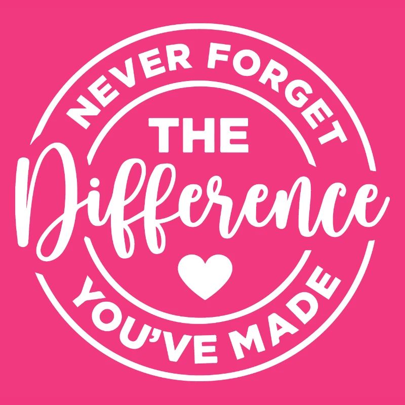 Never Forget the Difference