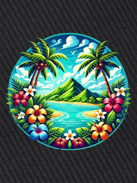 Karibische Insel Logo