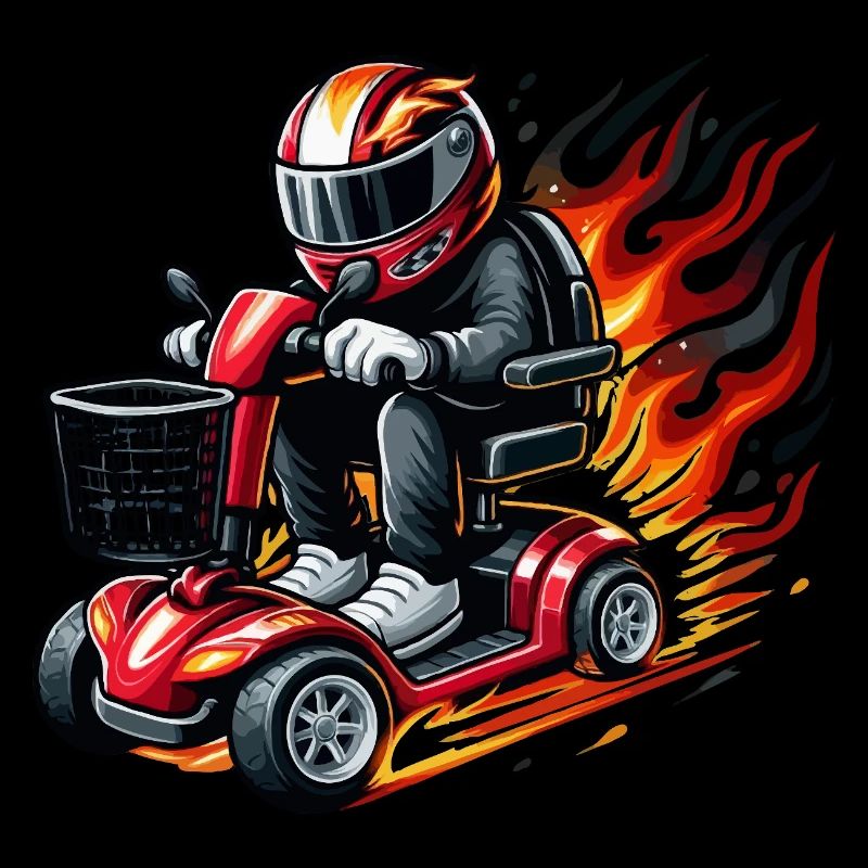 Race mobility scooter