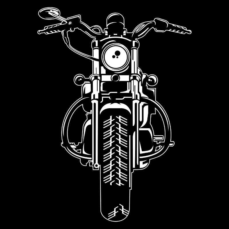 Chopper / motorcycle 07_white