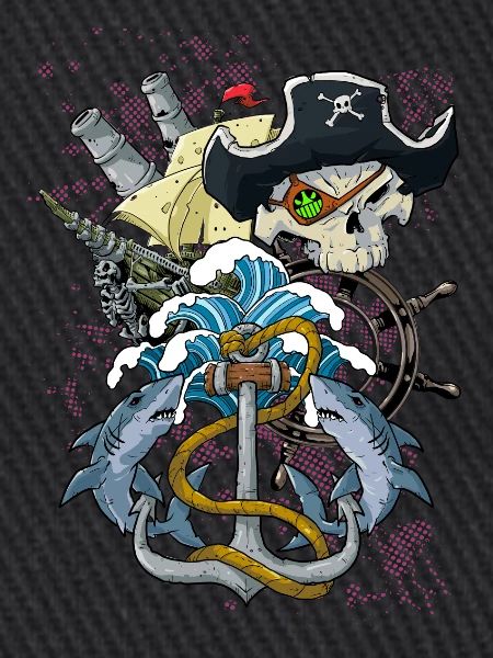 Piratenschädel