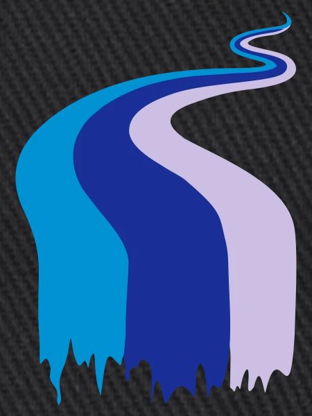 Farbfluss, Fluss, Flow, Fahne