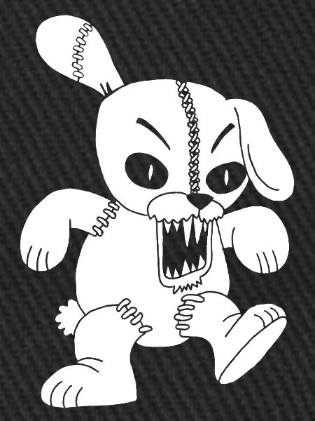 Monstrous white rabbit