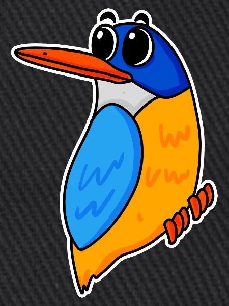 Niedlicher Eisvogel