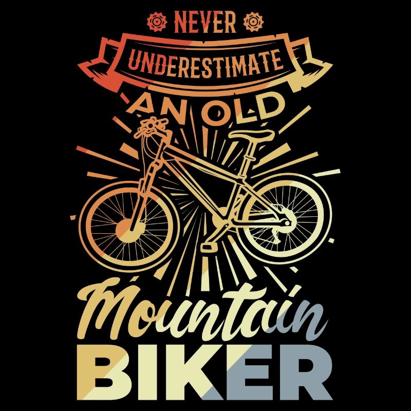 Never Underestimate A Old Mountain Biker