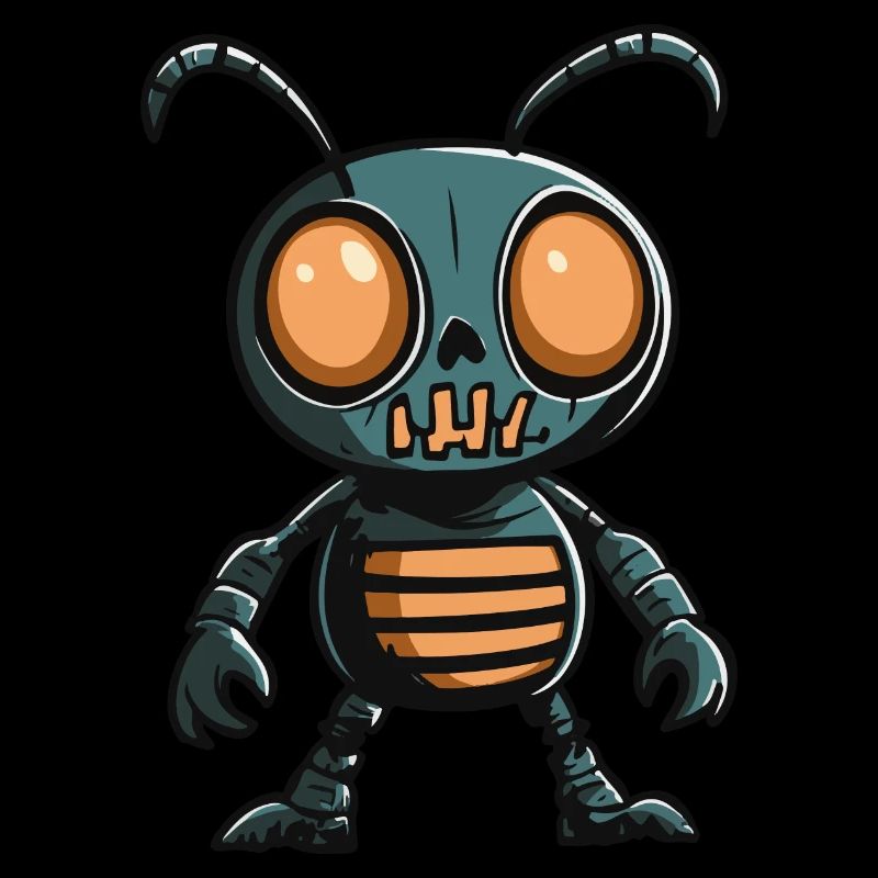 Ant Halloween Comic Funny