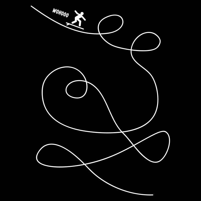 Surfer macht Loopings