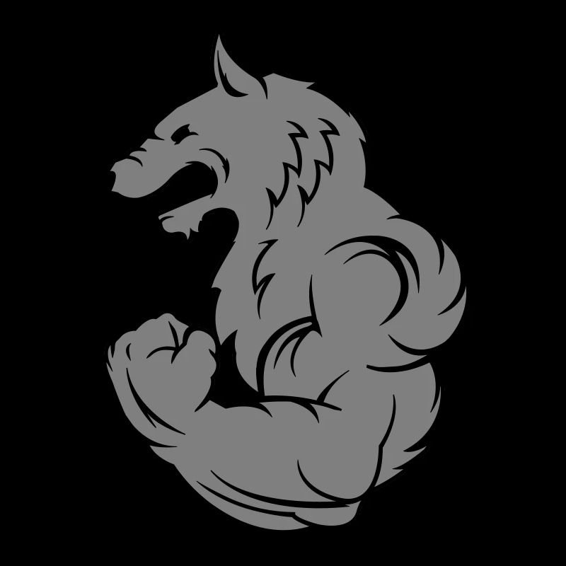 strong wolf
