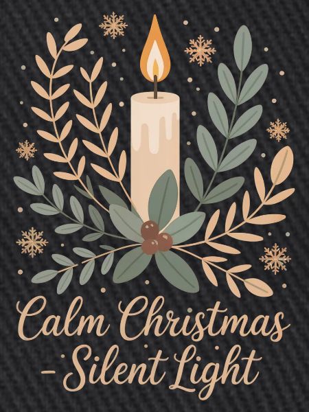 Botanisches Weihnachtsdesign