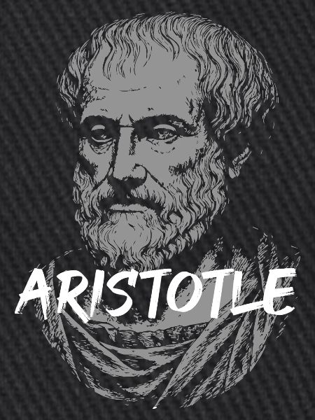 Aristoteles-Silhouettenporträt