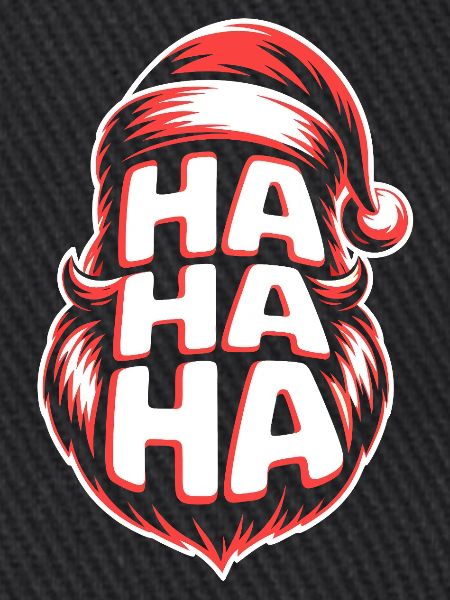 HaHa Santa Lachen Design