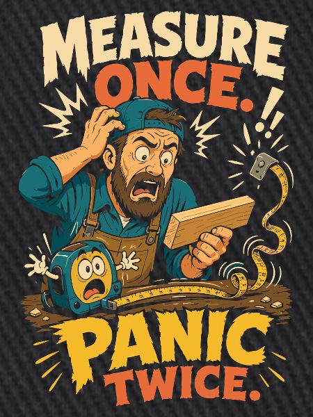 Measure Once, Panic Twice – Heimwerker