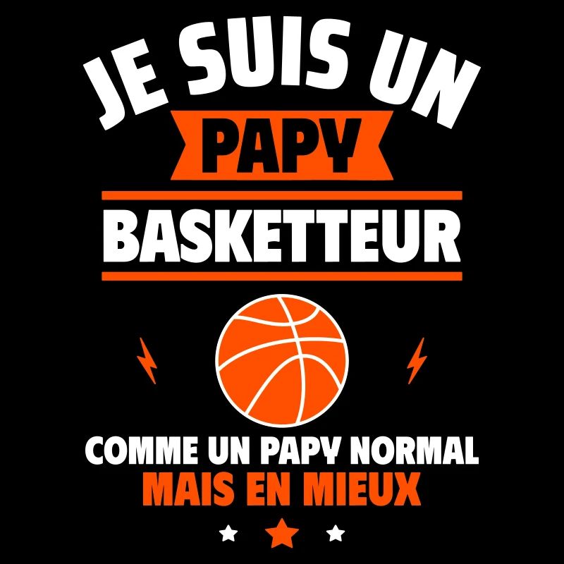 Papy basketteur plus cool, fête des grands-pères