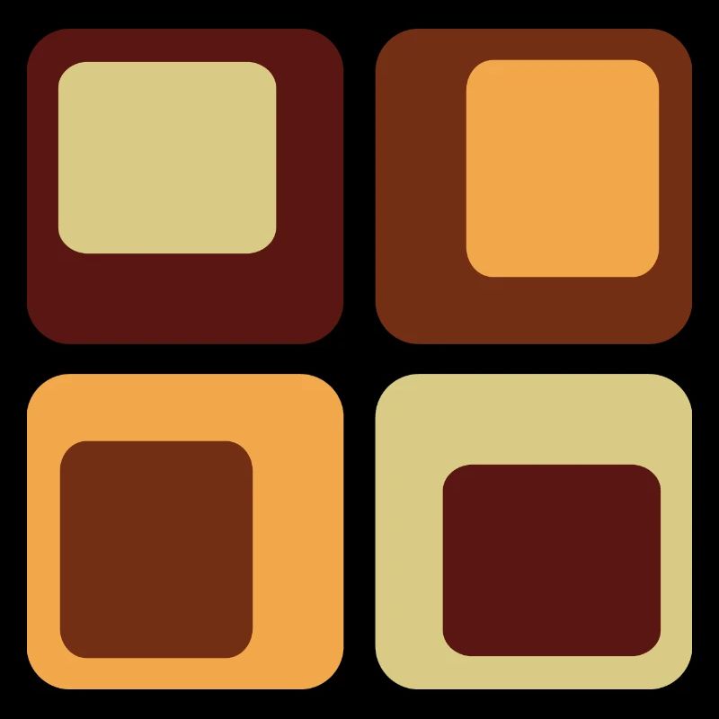 70er quadrate II muster