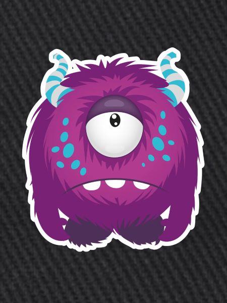 Süßes kleines trauriges Monster