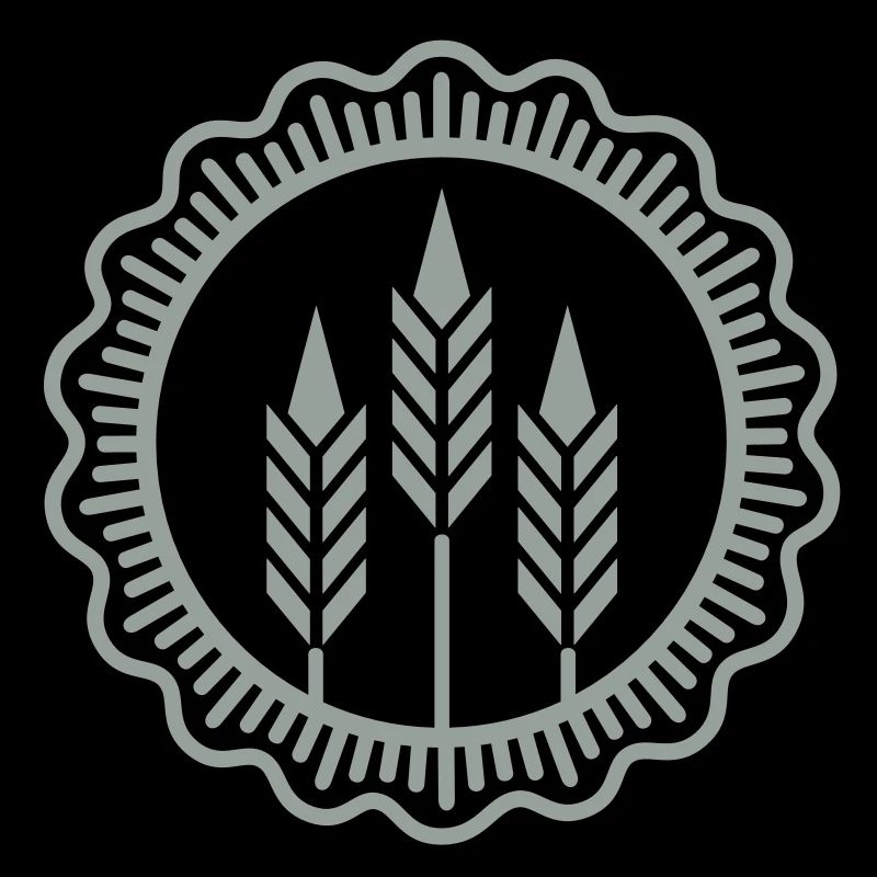 Weizen-Sigel / wheat medaillon (1c)