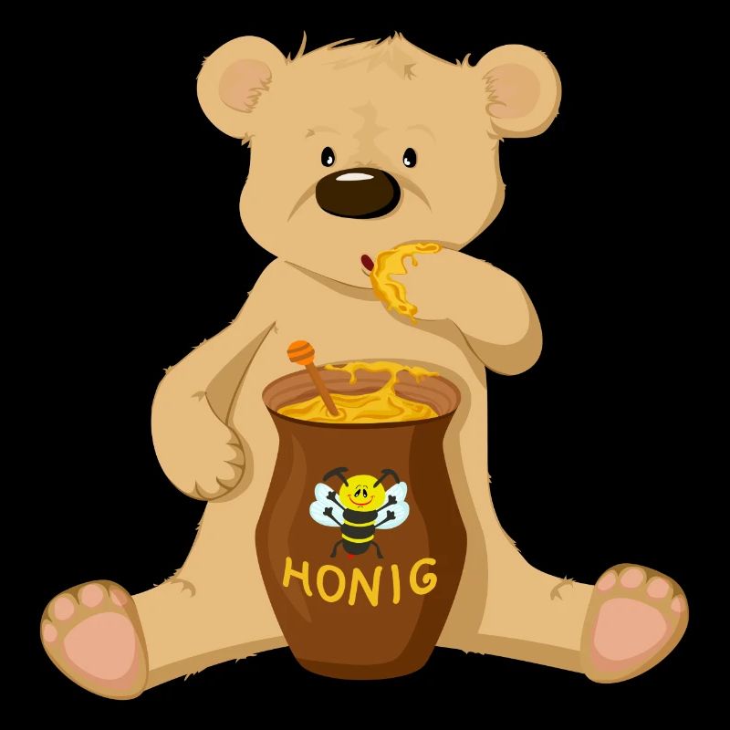 Bär mit Honig