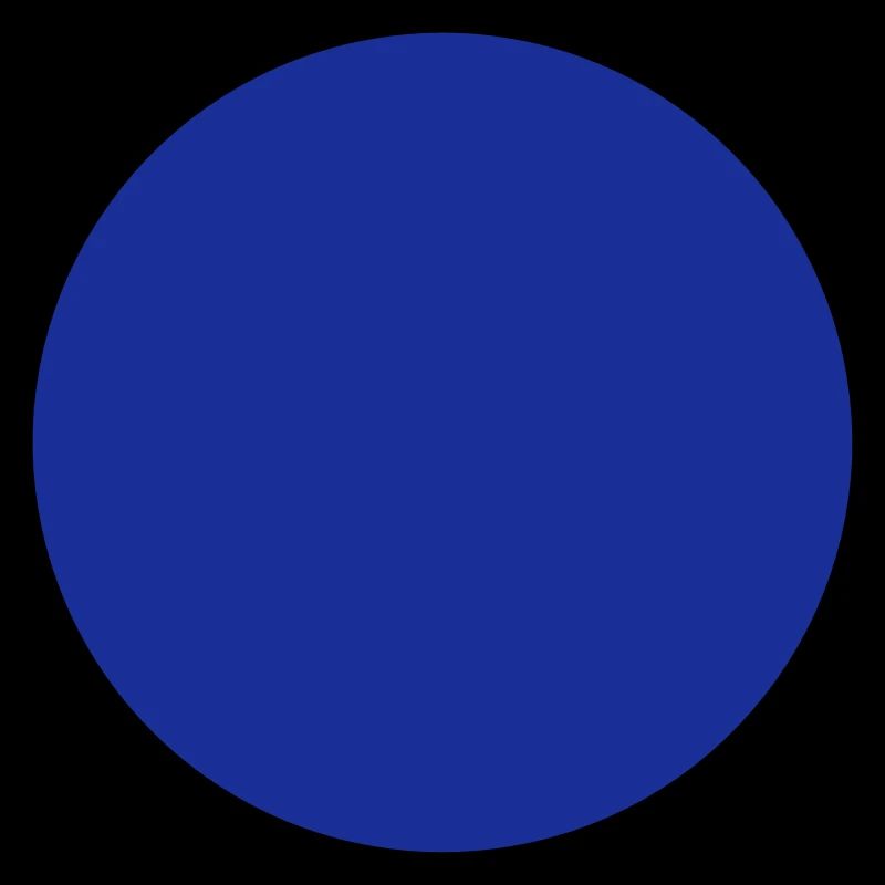 Ein blauer Kreis