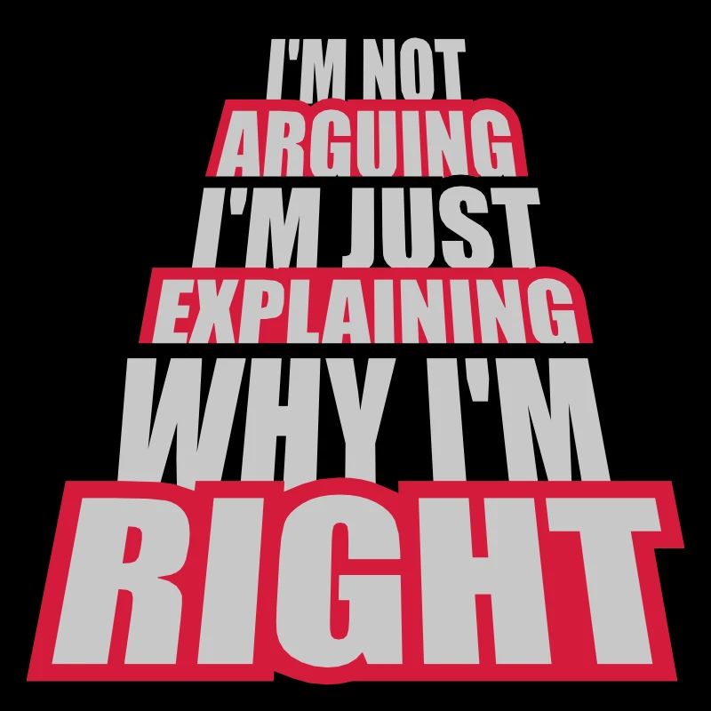I m not arguing