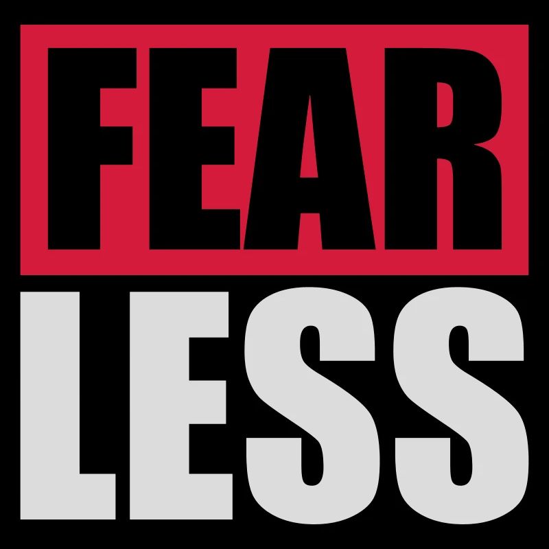 fearless Text Quote Design