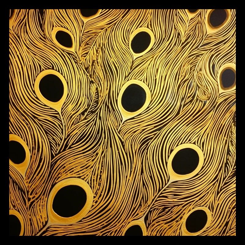 Peacock feather