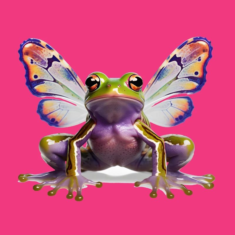 Psychedelic Goa Butterfly Frog