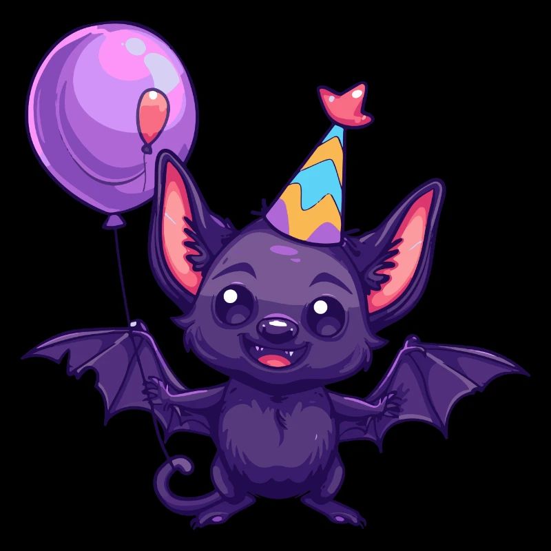 Chauve-souris Anniversaire Bébé