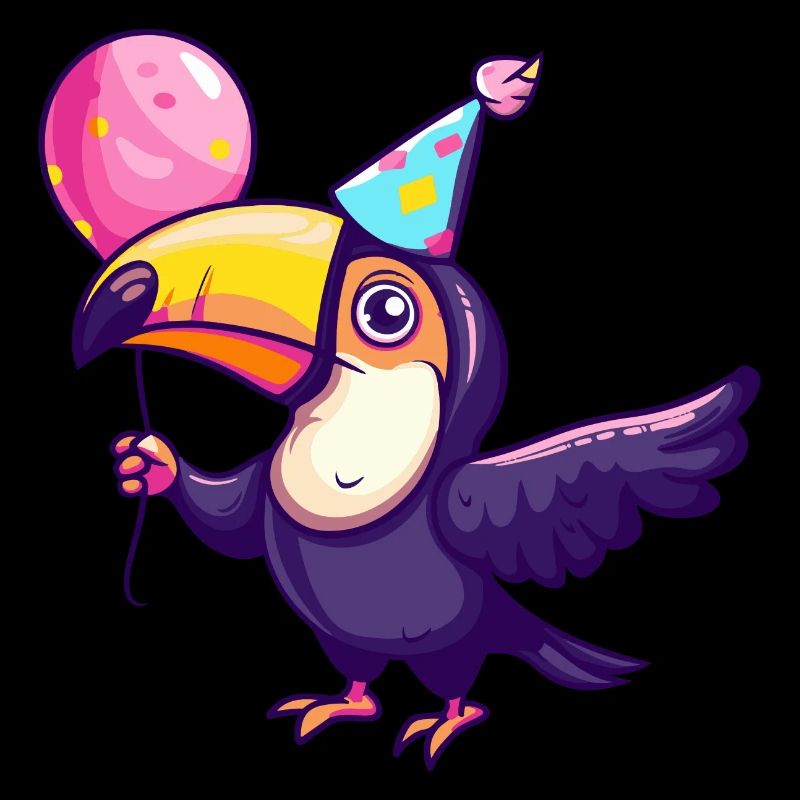 Toucan oiseau anniversaire bébé
