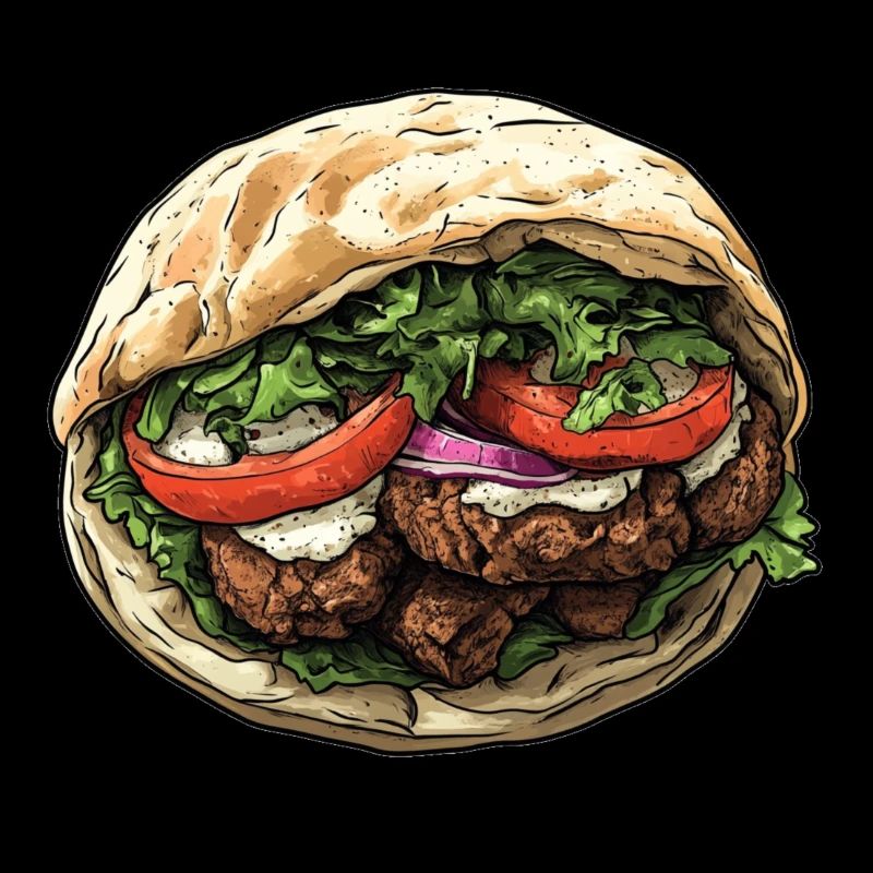 Frisch, lecker, authentisch: Falafel-Wrap