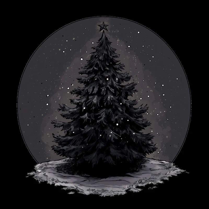 Dark Winter Magic: The Mysterious Tree