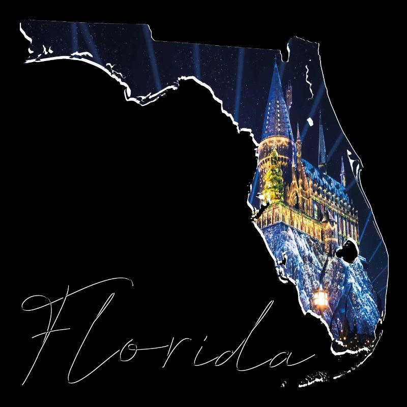 Universal Studios in Florida State Map FL