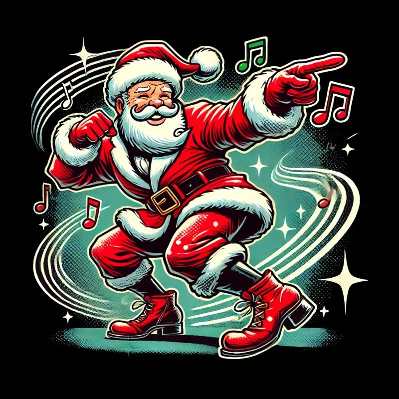 Tanzender Weihnachtsmann Twist Wichtelgeschenk