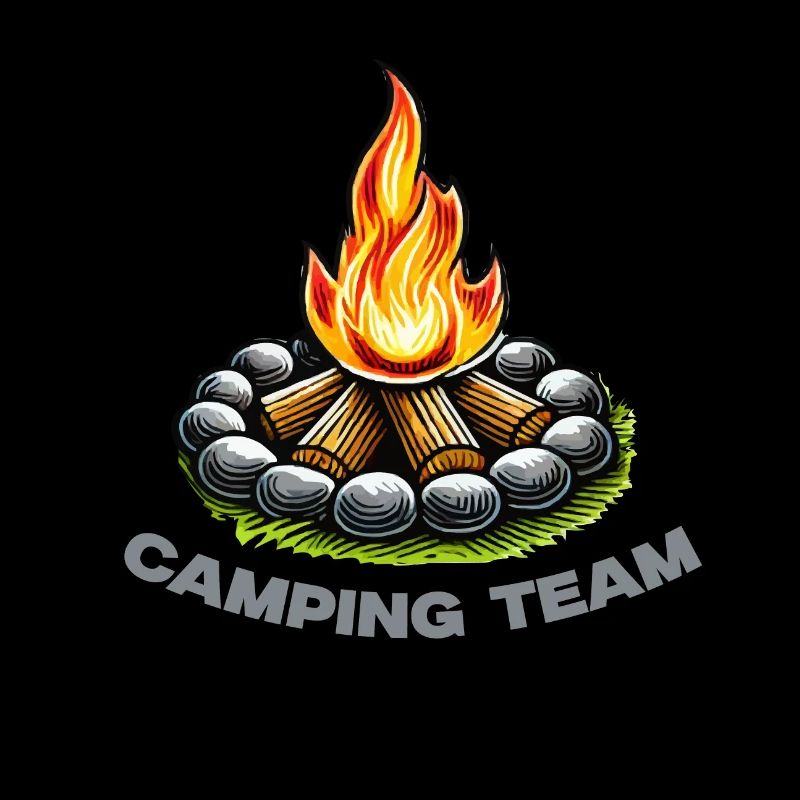 lagerfeuer camping team