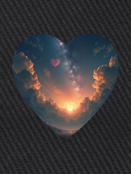 Herz Himmel Sonne Wolken