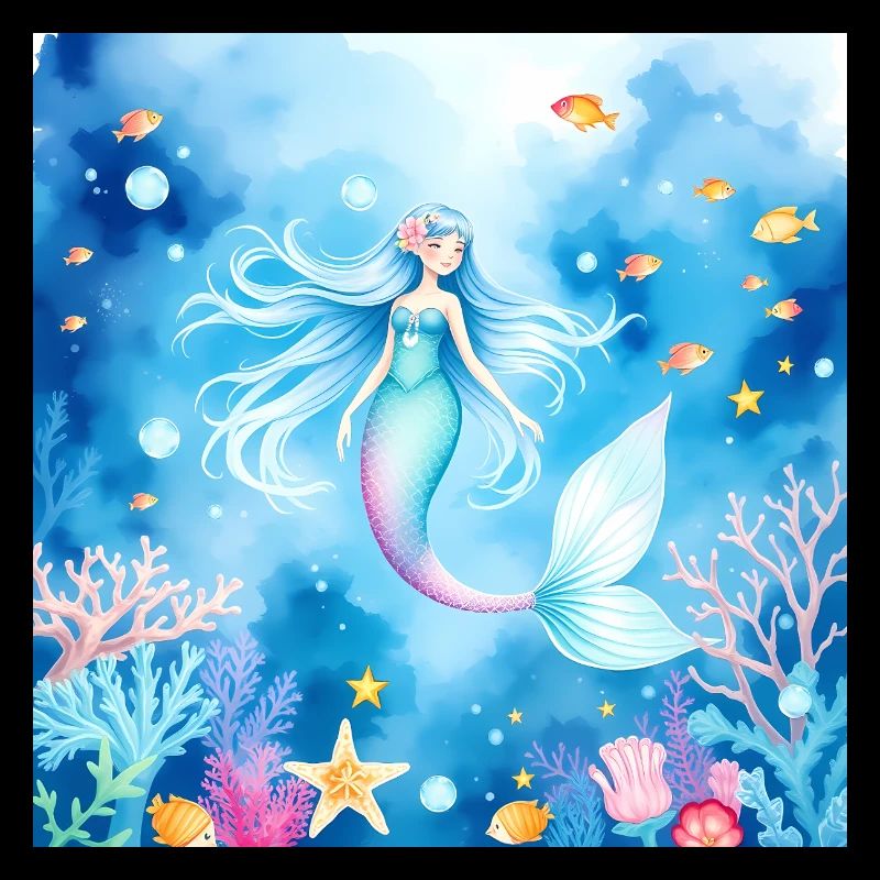 Ätherische Meerjungfrau: Eine traumhafte Reise durch