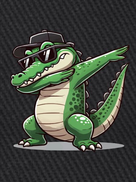 crocodile comic dabbing