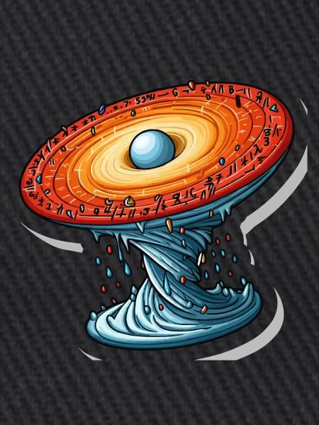 Mathematisches, drehendes Universum